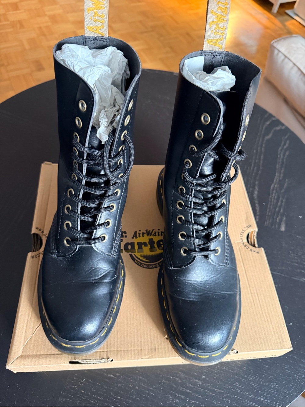 Dr. Martens Vegan 1490 Felix Mid Calf Boots – Men’s Size 9/Women’s Size 10 - Picture 3 of 10